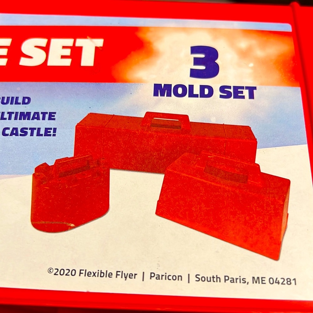 Flexible Flyer Snow & Sand Castle Set, Building Block, Brick, and Castle